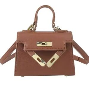 Kelly inspired handbag leather